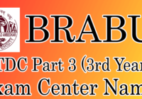 BRABU Part 3 Exam Center 2024