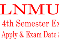 LNMU PG 4th Semester Exam Date 2023