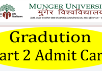 Munger University Part 2 Admit Card 2023